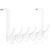 Over The Door Hooks, Over The Door Hanger Hook, Over The Door Towel Rack for Bathroom, Door Towel...