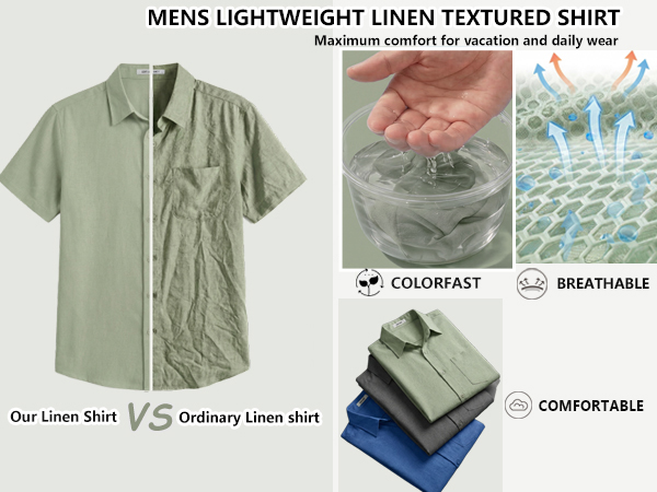 mens linen shirts