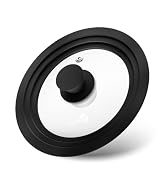 Universal Lids for Pots, Pans and Skillets, 7 8 9 Pan Lid, Glass Pot Lid, Pan Cover for Frying