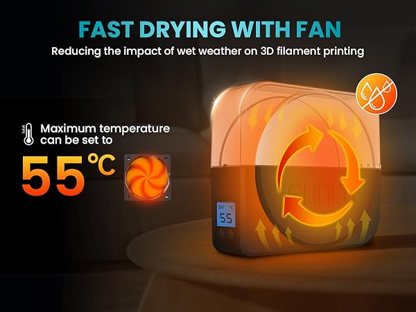 3d printer filament dryer