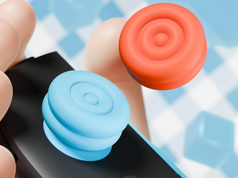 PlayVital for Switch 2 Thumbs Cushion Caps Thumb Grips