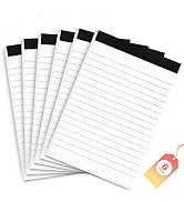 6 Pack Small Notepads for Office 4 x 6 Inch Pocket Note Pad for Reminders and Notes Writing Pads ...