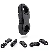 Mini Safety Breakaway Buckles, 6mm Side Release Plastic Buckle for Paracord Brace...
