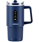 Vsitoo S5 Pro 25oz AI Auto-Sensing Self Heating Coffee Mug with Touch Screen Display, Heated Tumb...