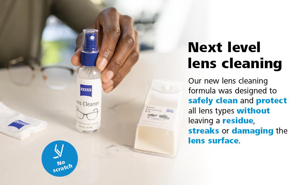 zeiss lens wipes, lens spray, glasses cleaner, lens cleaner, zeiss, care touch
