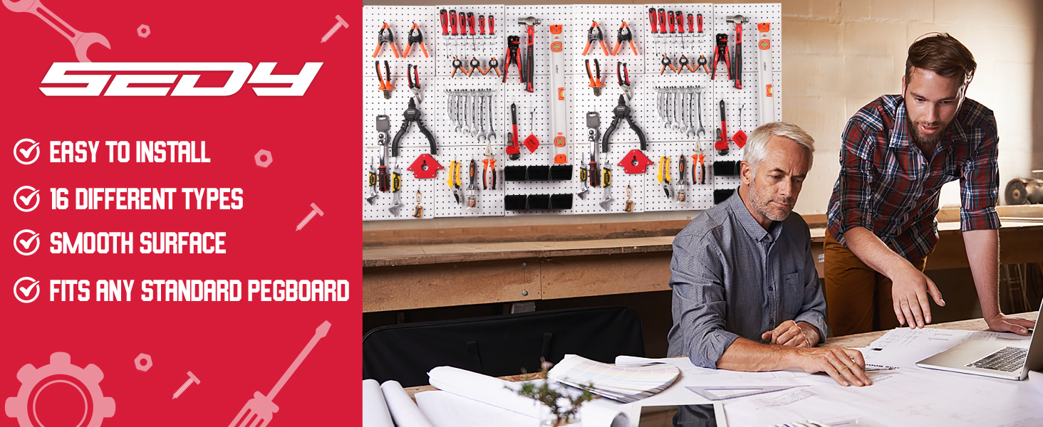 Pegboard Organizer Peg Board Hooks