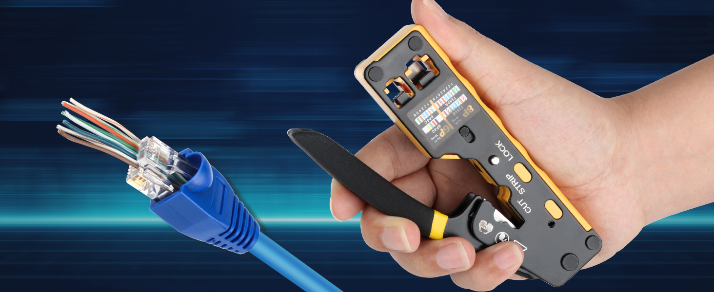rj45 pass through crimper