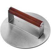 Extra Large Stainless Steel Burger Press, 8.5" NonStick Hamburger Smasher Tool & Grill Press, 2.5...