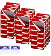 TZWXHDM Heavy Duty Double Sided Adhesive Pads, 12 Pack Double Sided Sticky Pads Super-Sticky Adhe...