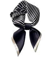 CODCOS 27.5 Inch Silk Feeling Scarf for Women Square Satin Head Scarf Hair Wrap Bandana