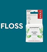 Radius Peppermint Dental Floss 55 Yards Vegan & Non-Toxic Oral Care Boost & Designed to Help Figh...