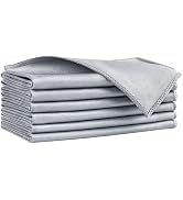 HOMEXCEL Microfiber Glass Cleaning Cloths 6 PK, Lint Free Streak Free, Reusable Microfiber Cleani...
