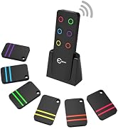 Esky Key Finder Locator with Sound, Stick-on TV Remote Control Finder, Item Locator Tags with 85d...