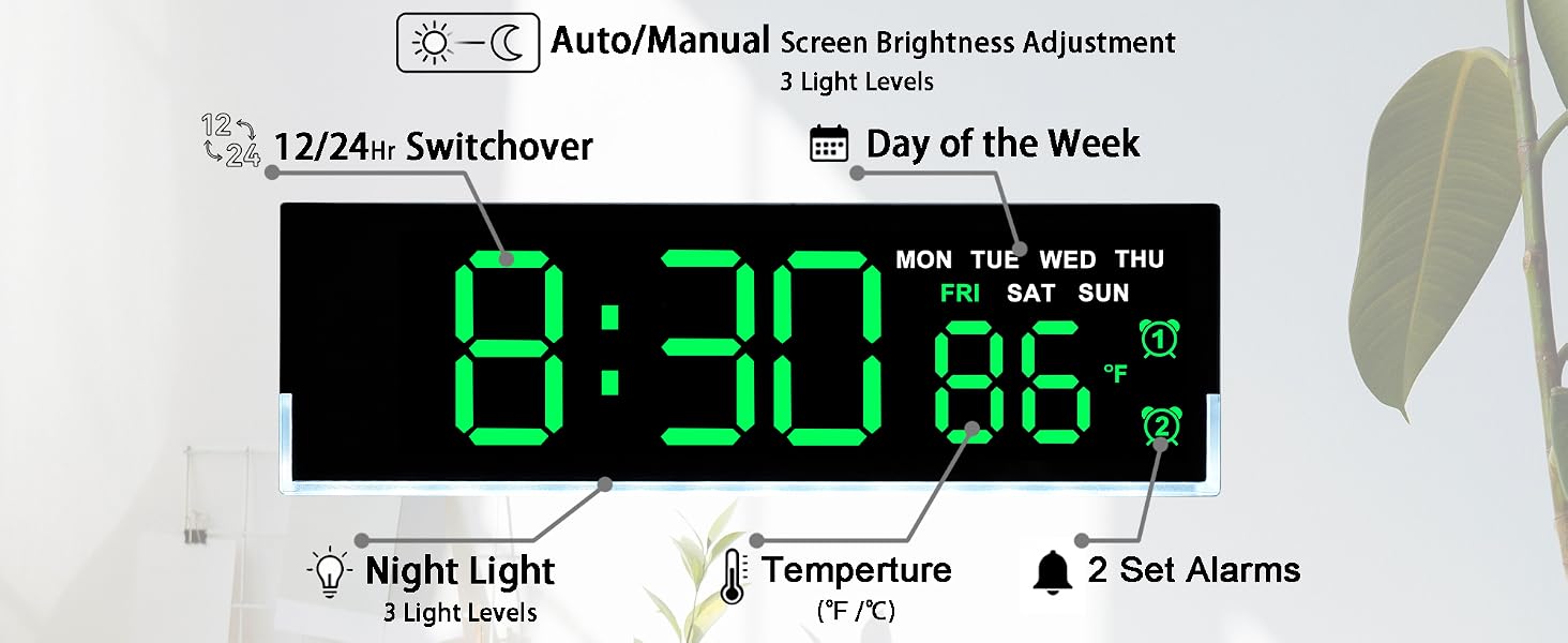 LED desk CLOCK