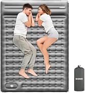 KASIMO Sleeping Pad Ultra Thick 6 Inch - Camping Pad with Pillow & Built-in Foot Pump Inflatable ...