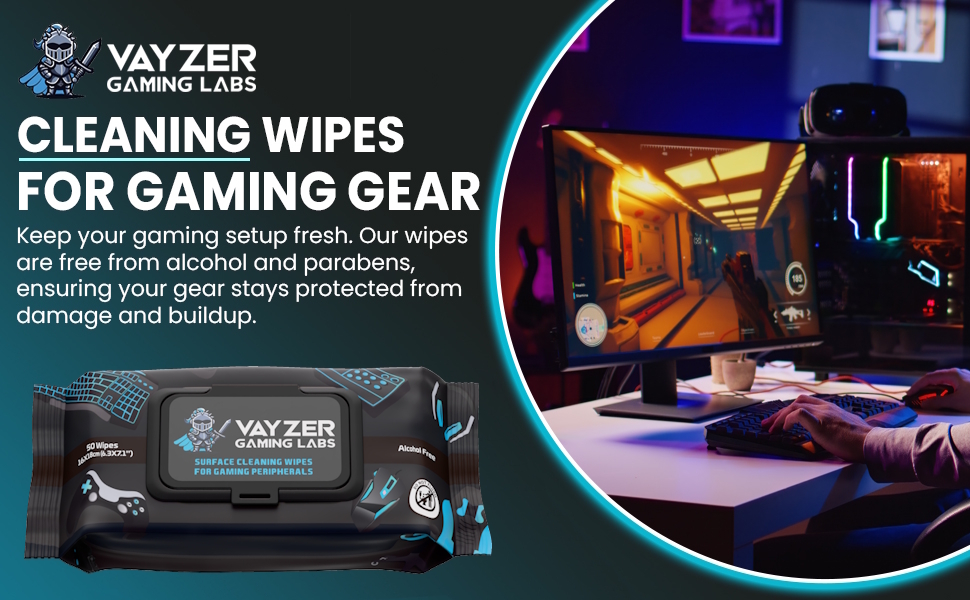 wipes for gaming peripherals and accessories