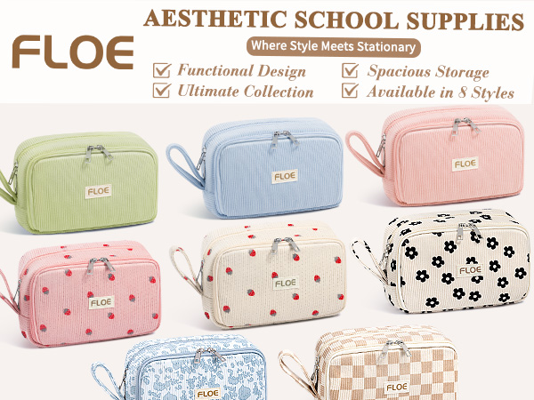 aesthetic back to school supplies college preppy stuff for students girl cute stationary set