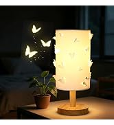 3D Butterfly Table Lamp,Cute Desk Lamp for Girls Kids Bedroom,3 Color Dimmable Reading Light,Led ...