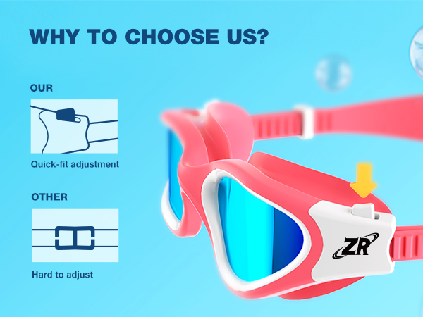 G1MINI polarized kids swim goggles