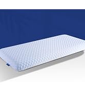 SofGlowly Ultra Thin Flat Pillows for Sleeping King Size -33x16 Inch, Cooling Gel Infused Memory ...