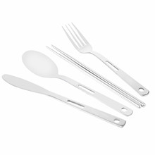 Knife, fork, spoon and chopsticks