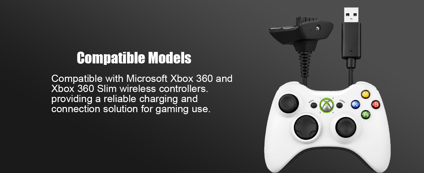 USB charging cable Xbox 360,Xbox 360 controller charging cable,Xbox 360 Slim charging cable,Xbox
