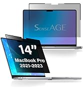 SenseAGE Privacy Screen Macbook Pro 14 inch (M1 M2 Pro/M1 M2 Max, A2442/A2779) Magnetic Installat...