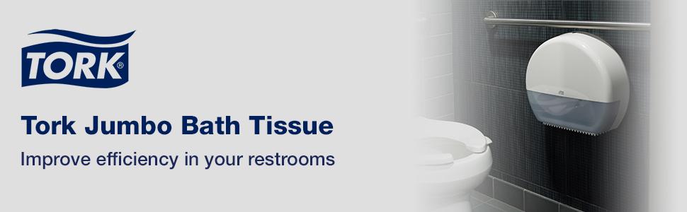 Tork Jumbo Bath Tissue improves efficiency in your restrooms