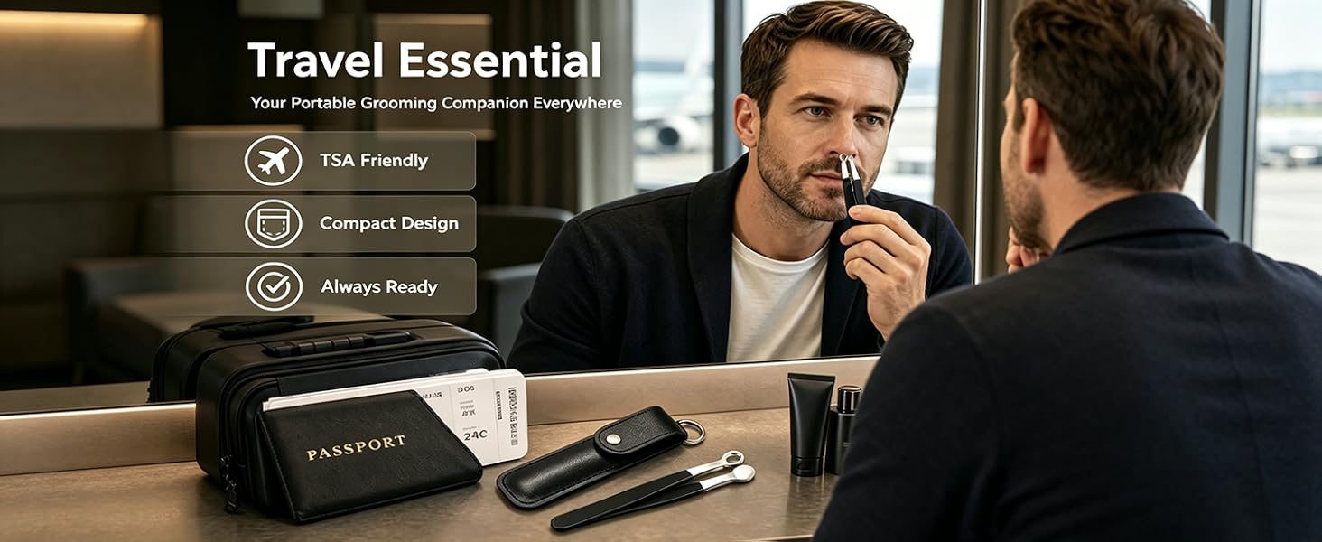 travel nose hair trimmer