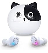 AMAFACE Wireless Earbuds, Wireless Earphones with Microphone, Cartoon Earset with Charging case f...