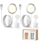2PCS LED Lamp Kit 001 with 2-Chargers for Bambu Lab MH001 3-Color Dimmable | 3D Printer Light Kit...