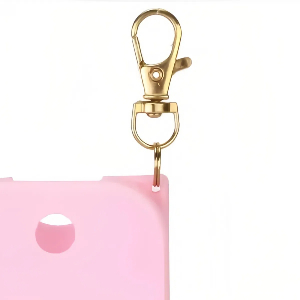 Metal keychain with 360°rotation