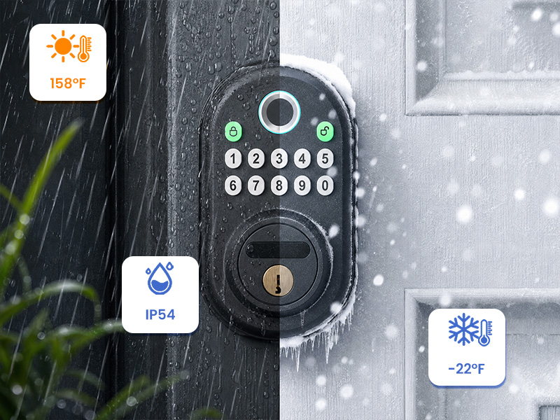 Fingerprint Door Lock with Keypad Keyless Entry Smart Deadbolt Lock for Front Door