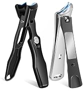 Nail Clippers for Thick Nails for Seniors Ingrown Toenail Clippers with Slanted Curved Blade Heav...