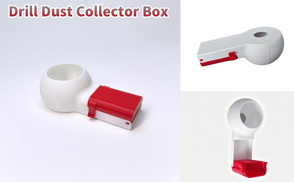 Drill Dust Collector Box , 3D Printed Drill