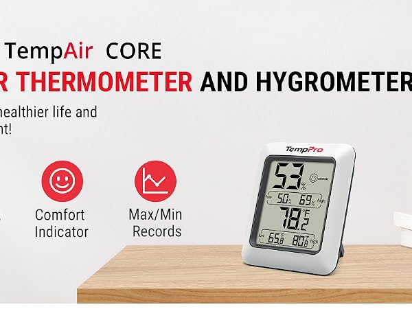 digital room thermometer indoor temperature gauge thermopro thermometer with humidity