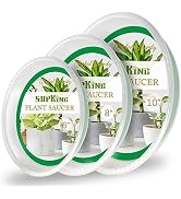 SupKing 9 Pack Plant Saucers (6inch /8inch /10inch), Heavy Sturdy Plant Trays Pot Tray for Indoor...