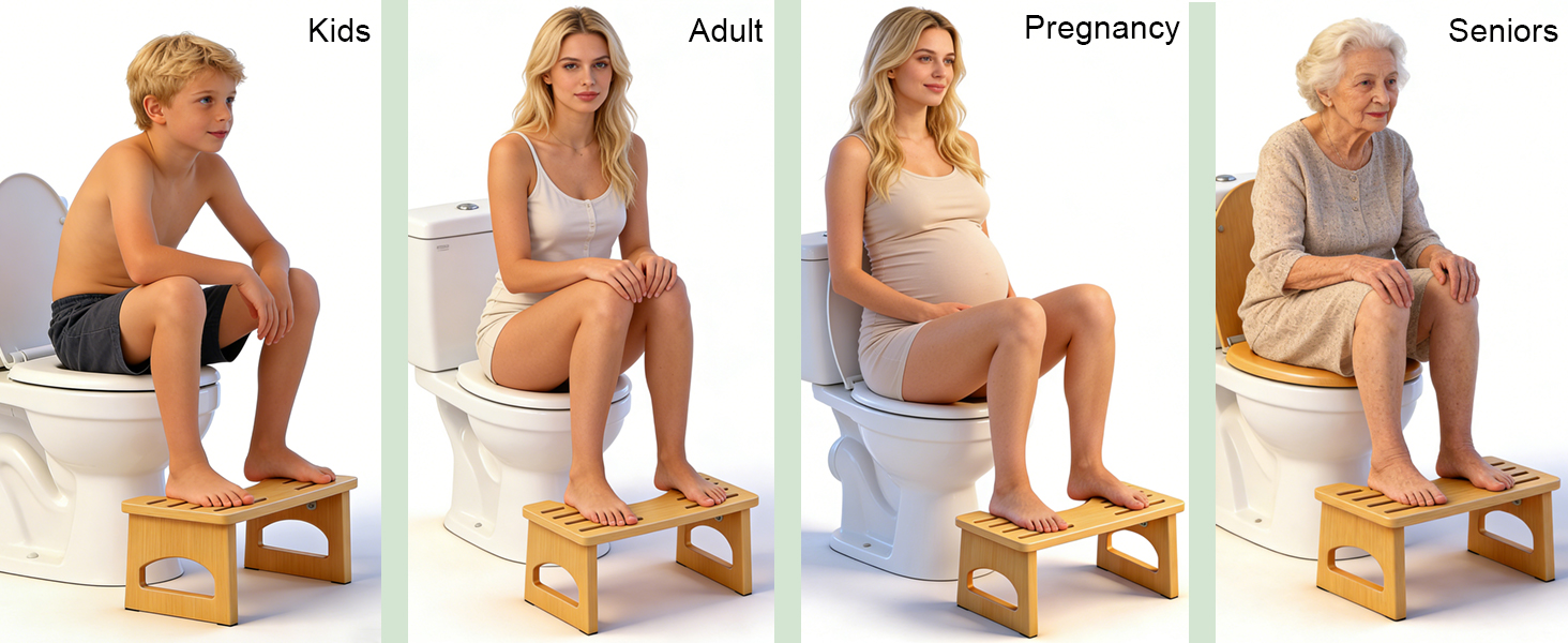 collapsible toilet stool