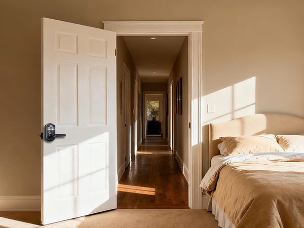 electronic front door lock