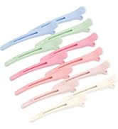 12 Pack Hair Clips for Styling Sectioning Anti-Slip No-Trace Duck Billed Hair Clips Hair Styling ...