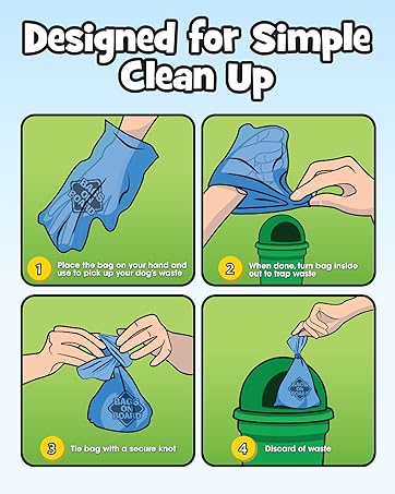 Easy Dog Pick-Up - Poop Bags for Dogs