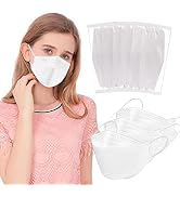 Wecolor 50 Pack Multicolored KF94 Masks, Individually Packaged 4 Ply Disposable KF94 Mask for Adult