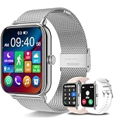 Smart Watch for Women Men(Answer/Make Calls) 1.85" HD Fitness Tracker Smartwatch for Android iPho...