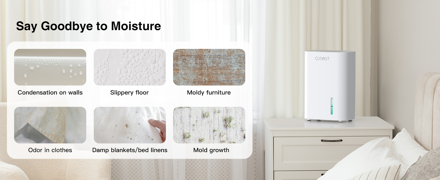 say goodbye to moisture