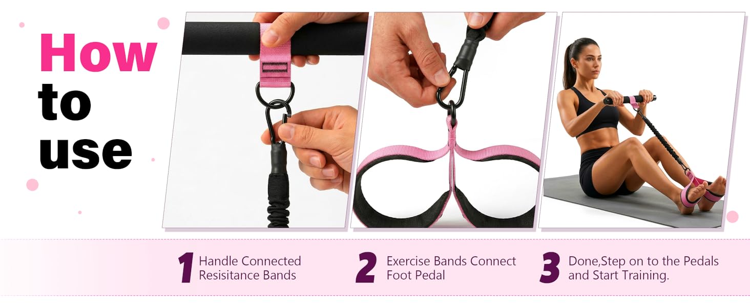 foot pedal resistance band