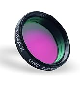 FIBONAX Ultra High Contrast UHC 1.25 inch Telescope Filter,Eliminates Light Pollution, Improves A...