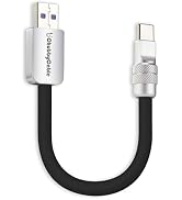 chubbycable Cute Chubby 120W Short USB-C Cable Power Bank Fast Charging Cable Silicone Charger Co...