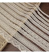 IDONGCAI Lace Ribbon Vintage Lace Trim Crochet Cotton Lace Edge for Junk Journal Decoration Chris...