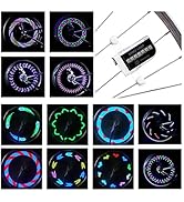 DAWAY LED Bike Wheel Lights - A12 Waterproof Cool Bicycle Tire Light, Safety Spoke Lights for Kid...