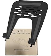 ULTRARM Laptop Tray Steel Notebook Holder for Monitor Arm Desk Mount Stand Fits VESA 75/100 Mount...